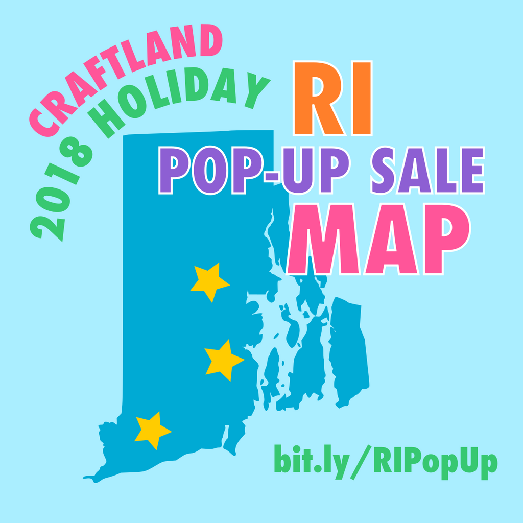 Introducing Craftland's 2018 Holiday RI Pop-Up Sale Map
