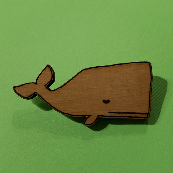 Handmade Wooden Animal Pins