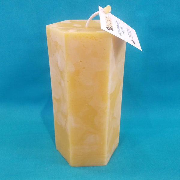 Natural Carved Beeswax Candles