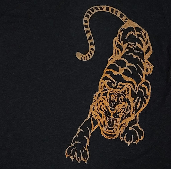 Grey Tiger Kid's T-Shirt